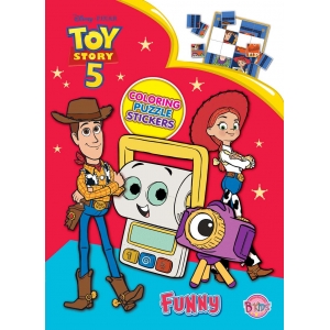 TOY STORY 5 COLORING PUZZLE STICKERS - FUNNY
